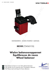 Vynckier MW TOOLS BB500 Manual