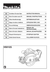 Makita HS012GZ Instruction Manual