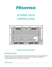 Hisense 86GM50D Control Manual