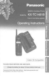Panasonic KX-TC1431B Operating Instructions Manual