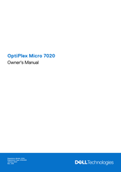 Dell OptiPlex Micro 7020 Owner's Manual