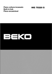 Beko HIG 75220 S Manual