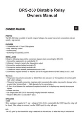 Samlexpower BRS-250 Owner's Manual