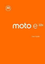 Motorola moto e 22S User Manual