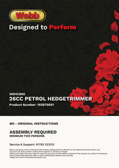 Webb WEHC600 Original Instructions Manual