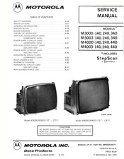 Motorola M3000-140 Service Manual