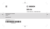 Bosch SDS-clic Manual