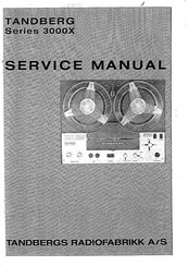TANDBERG 3021X Service Manual