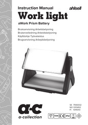ahlsell NO 3313452 Instruction Manual