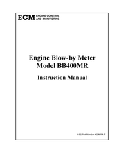 Ecm BB400MR Instruction Manual