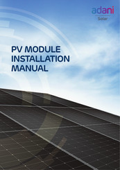 Adani Solar ASM-M10-144-AAA Installation Manual