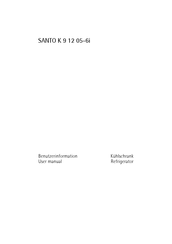 AEG SANTO K 9 12 05-6i User Manual