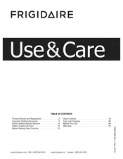 Frigidaire FGDS3065PFG Use & Care Manual