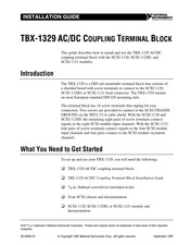 National Instruments TBX-1329 Installation Manual