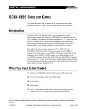 National Instruments SCXI-1356 Installation Manual
