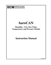 ECM baroCAN-PS Instruction Manual