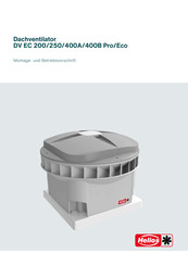 Helios DV EC 200 Pro Installation And Service Manual