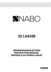 NABO 32 LV4350 Instruction Manual