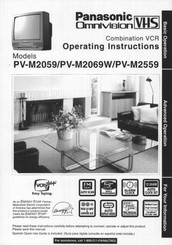 Panasonic PV-M2559 Operating Instructions Manual