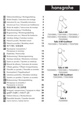 Hans Grohe Talis S 80 72010 Series Instructions For Use/Assembly Instructions