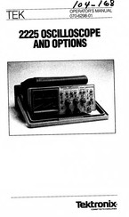 Tektronix 2225 Operator's Manual