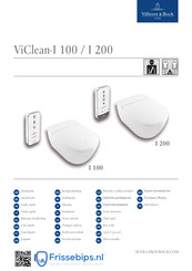 Villeroy & Boch ViClean-I 100 Quick Manual