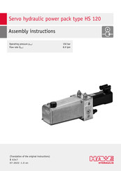 HAWE Hydraulik HS 120 Assembly Instructions Manual