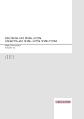 STIEBEL ELTRON 3-in-1 c Operation And Installation Instructions Manual