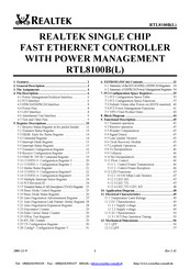 Realtek RTL8100B Manual