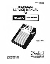 Maestro PHASER MP-1 Technical & Service Manual