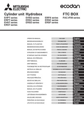 Mitsubishi Electric ecodan Hydrobox ERSC Series Operation Manual