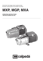 Calpeda MGP Series Operating Instructions Manual
