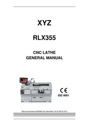 XYZ Machine Tools RLX 355 General Manual