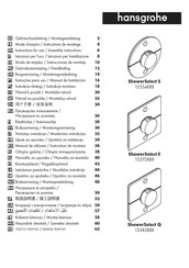 Hans Grohe ShowerSelect E 15572 Series Instructions For Use/Assembly Instructions