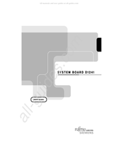 Siemens Fujitsu D1241 User Manual