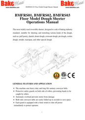 Bake Max BMFRS03 Operation Manual
