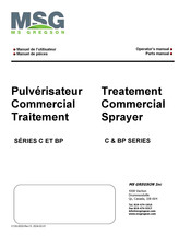MSG C Series Operator's Manual And Part's Manual
