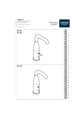 Grohe ESSENCE E 36445DC0 Manual