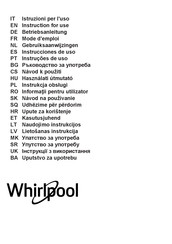 Whirlpool 859991678110 Instructions For Use Manual