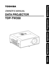 Toshiba TDP-TW350 Owner's Manual