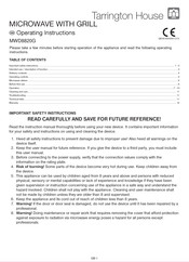 Tarrington house microwave manual discount