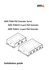 Axis TU8011 Installation Manual