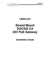 Lindsay Broadband LBDG-24V Installation Manual
