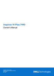 Dell Inspiron 14 Plus 7440 Owner's Manual