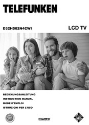 Telefunken D32H502N4CWI Instruction Manual
