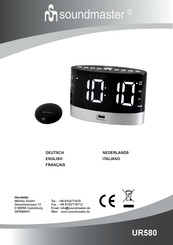 SOUNDMASTER UR580SW Manual