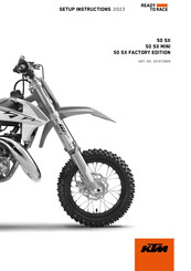 KTM 50 SX FACTORY EDITION US 2023 Setup Instructions