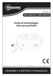 Outsunny 848-046V93 Assembly & Instruction Manual