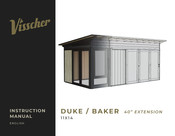 VISSCHER DUKE 40 EXTENSION 11X14 Instruction Manual