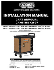 Knaack PUCD1937 Installation Manual